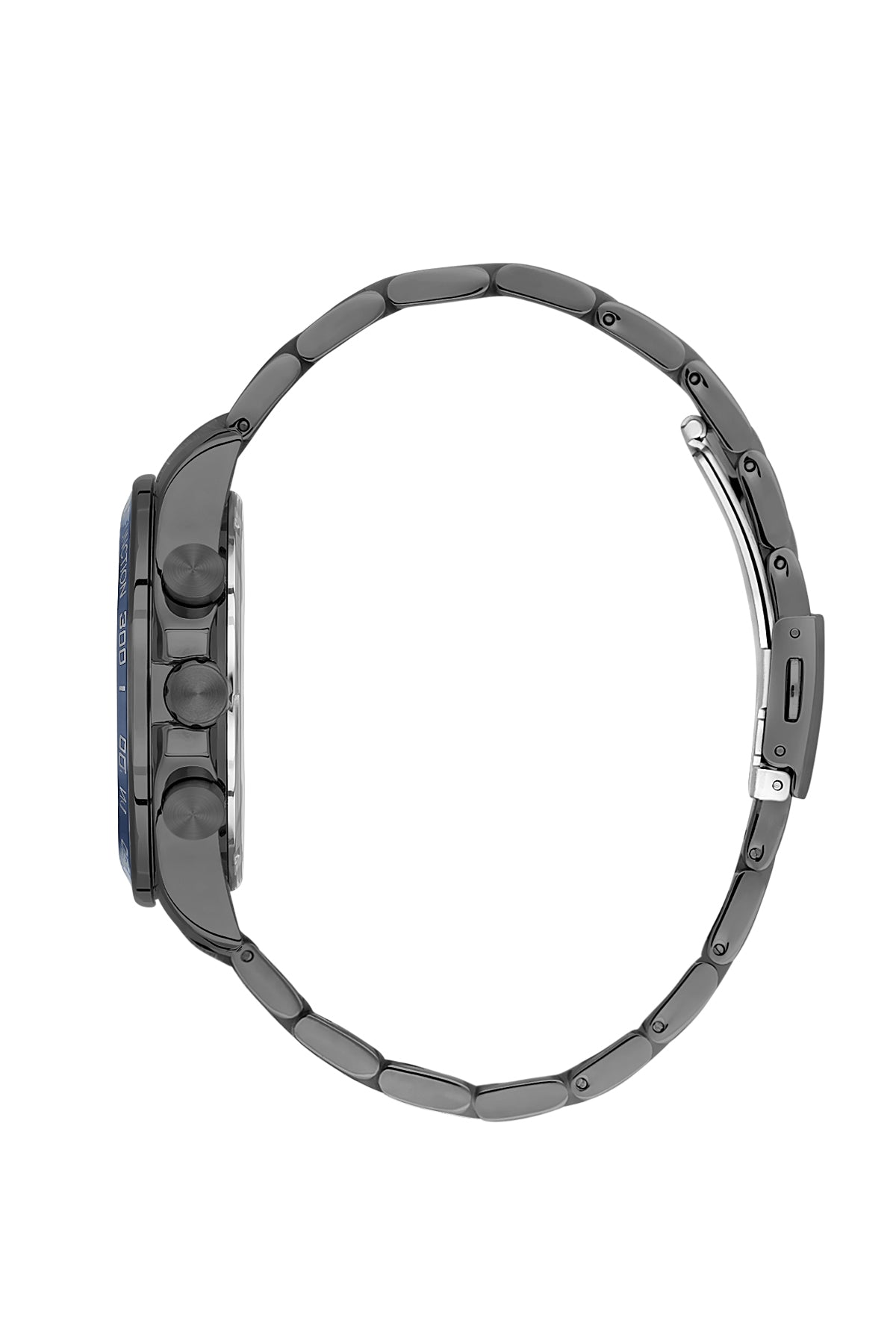 Blue Exclusive Men Watch with Metallic Strap