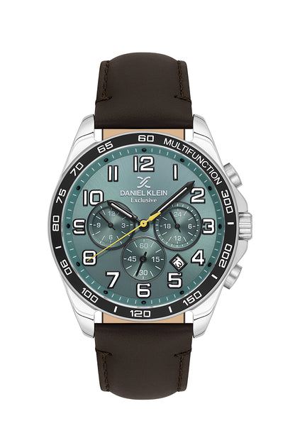 Blue Exclusive Men Watch with Leather Strap