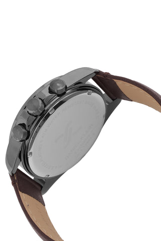 Grey Exclusive Men Watch with Leather Strap