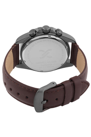 Grey Exclusive Men Watch with Leather Strap