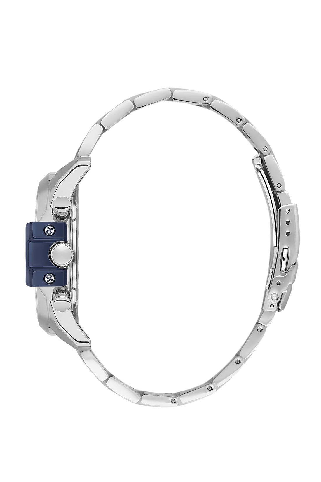 Blue Exclusive Men Watch with Metallic Strap