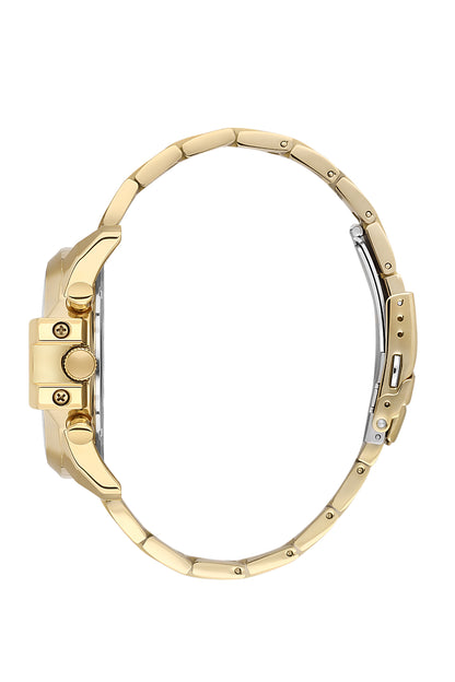 Black Exclusive Men Watch with Metallic Strap