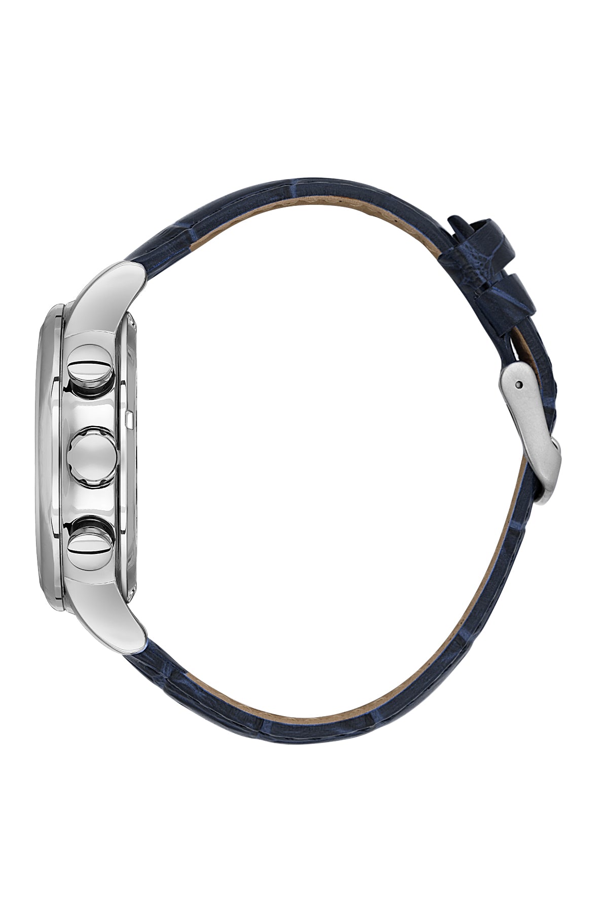 Black Skeleton Men Watch with Leather Strap