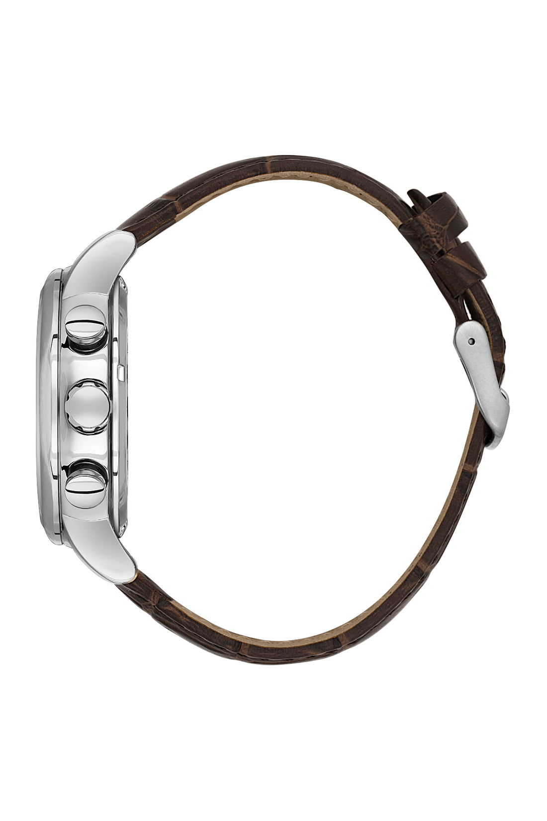 Black Skeleton Men Watch with Leather Strap