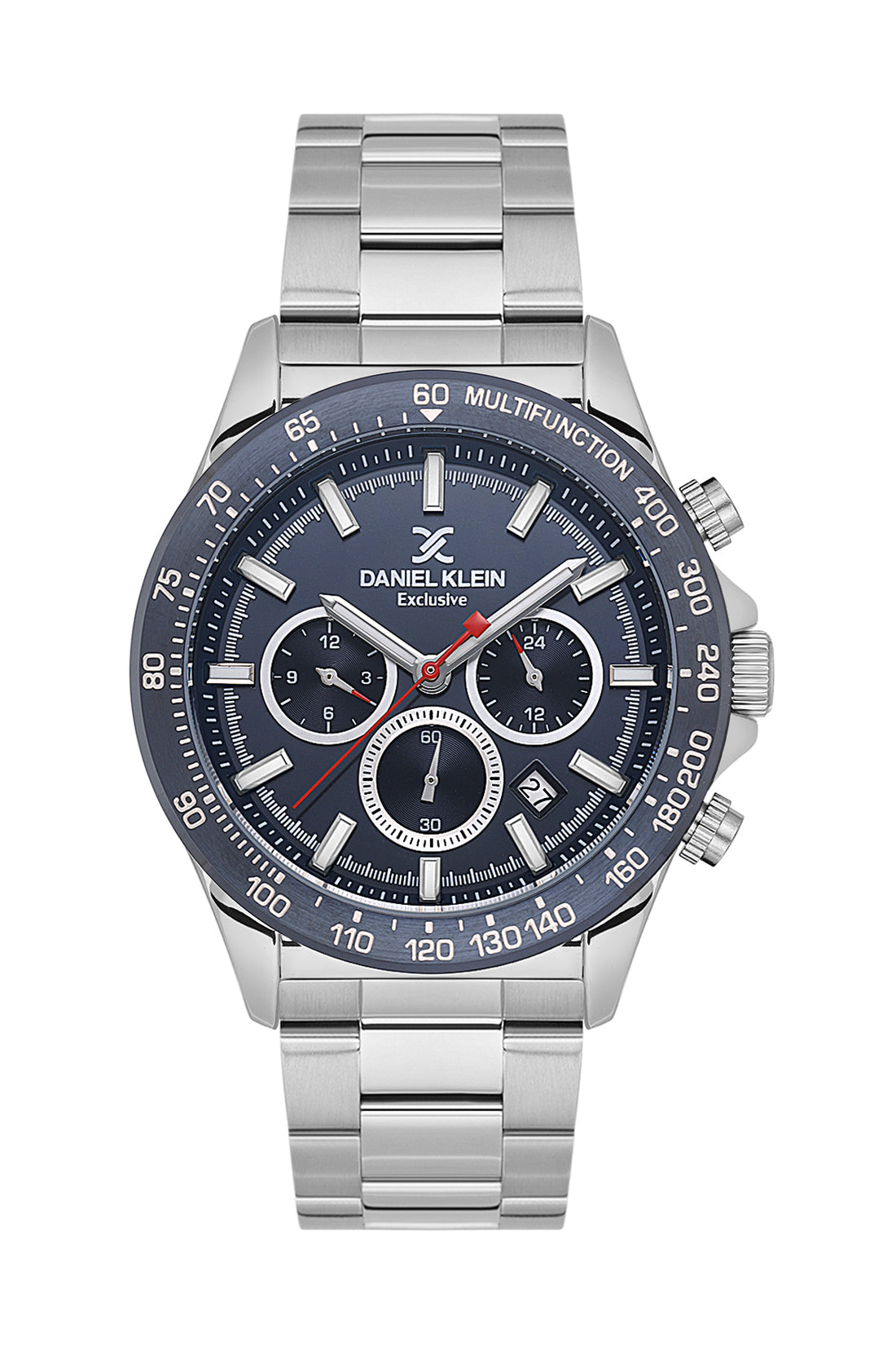 Blue Exclusive Men Watch with Metallic Strap