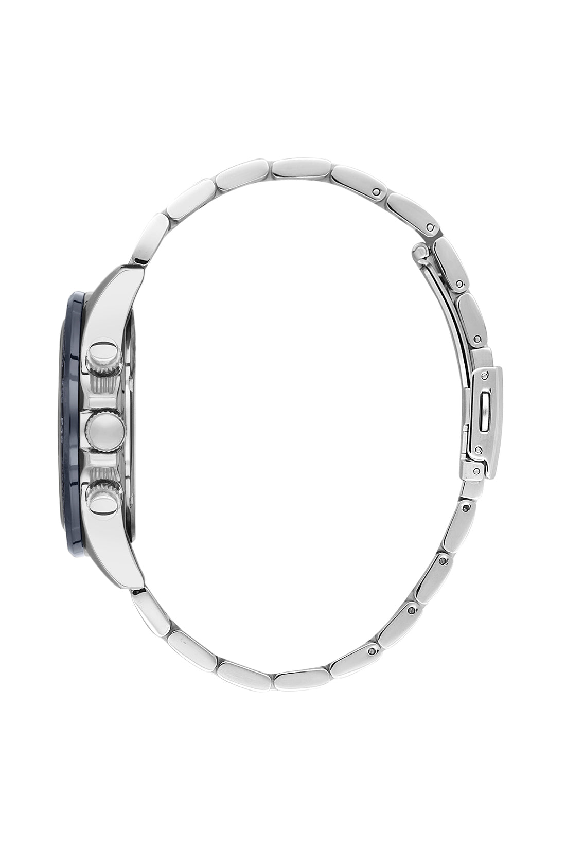 Blue Exclusive Men Watch with Metallic Strap