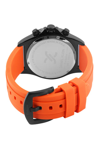 Black Exclusive Men Watch with Silicone Strap