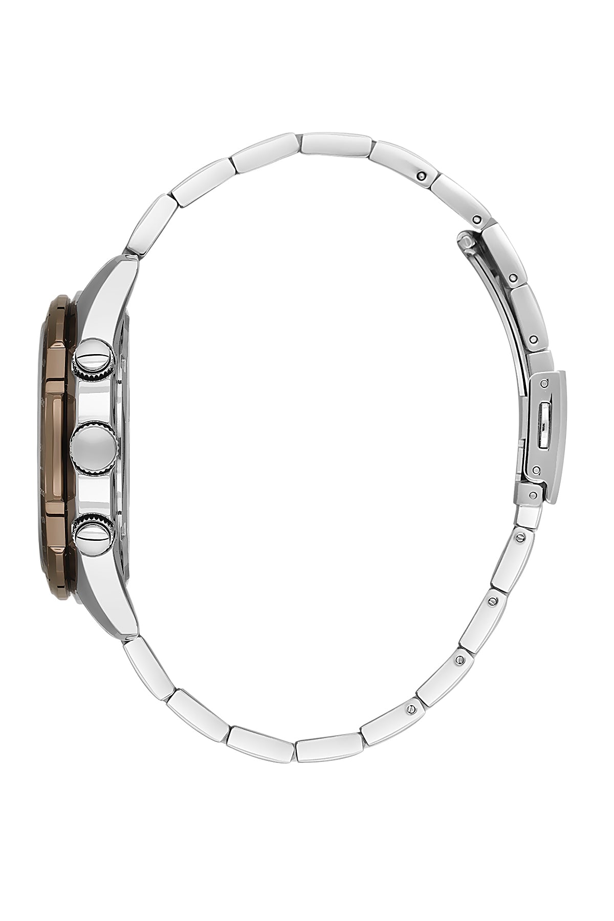 Grey Exclusive Men Watch with Metallic Strap