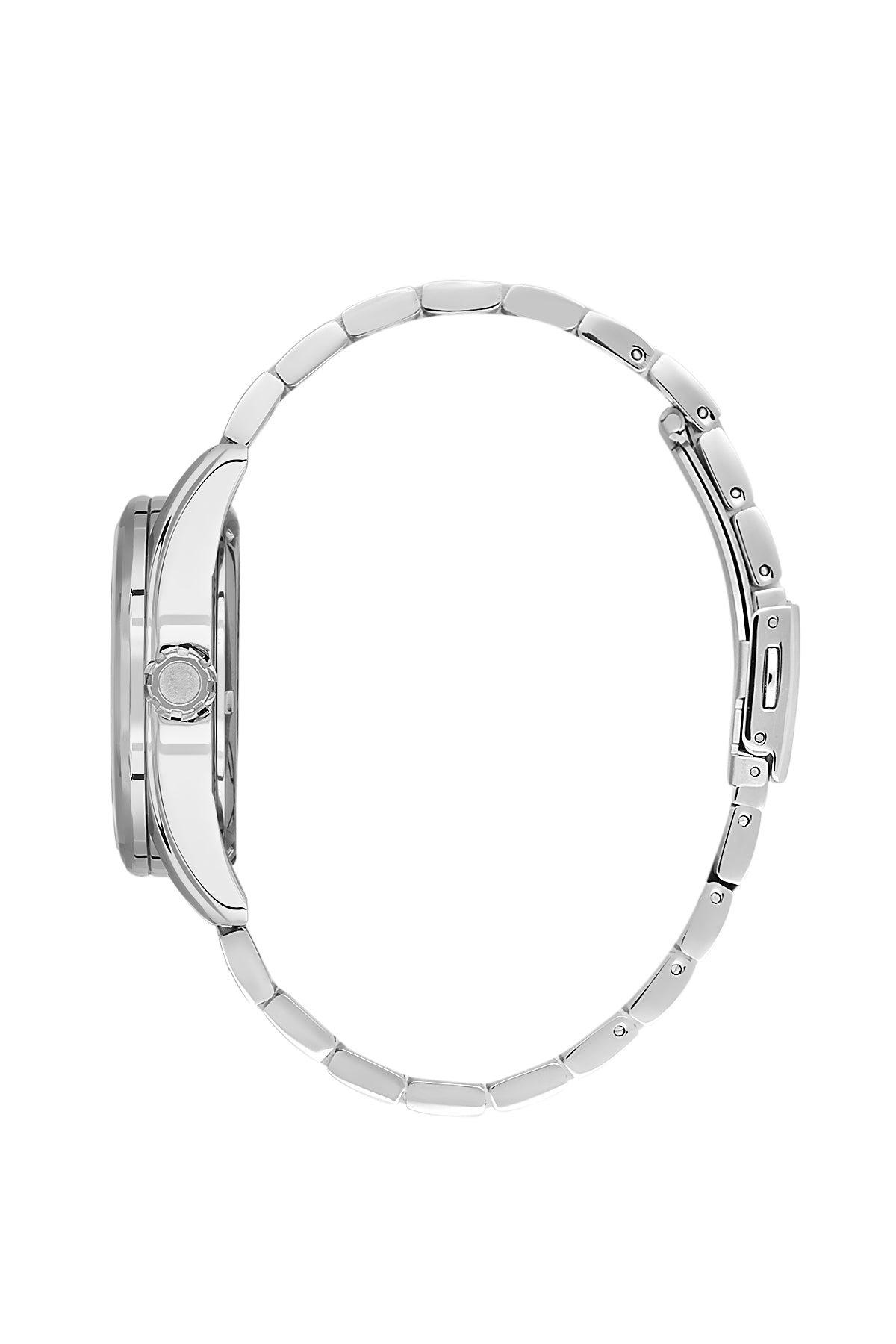 Blue Skeleton Men Watch with Metallic Strap