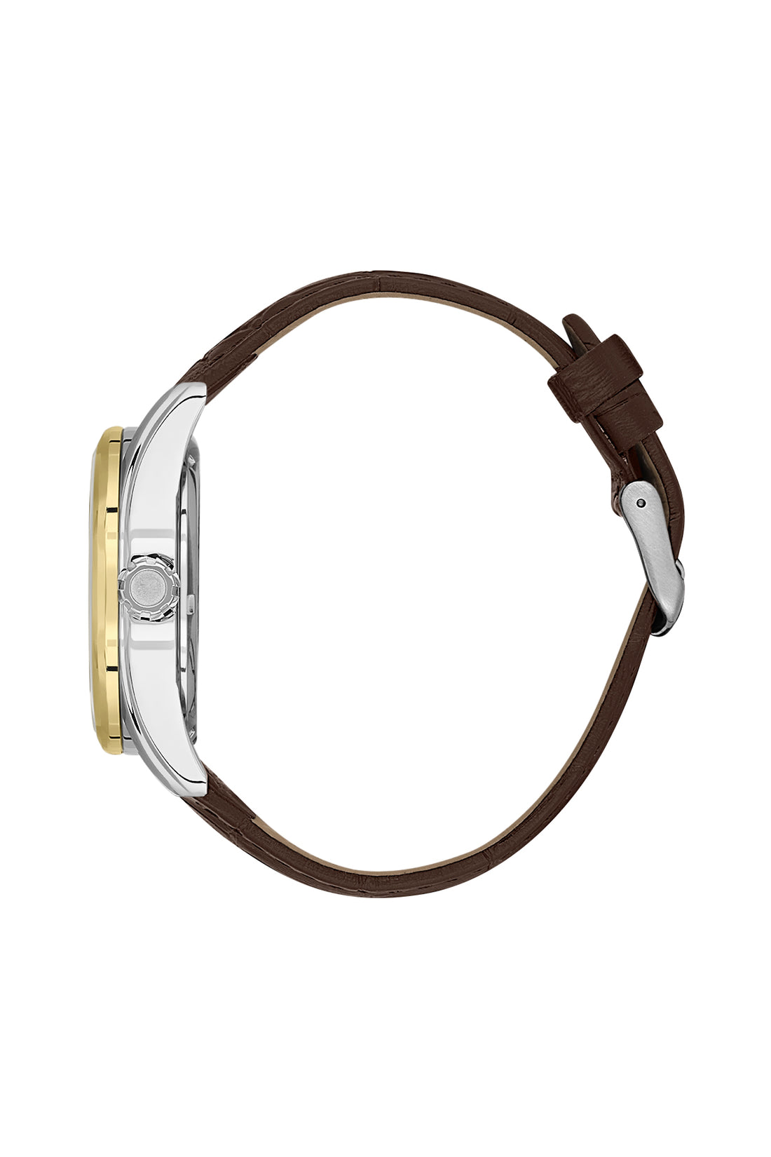 Green Skeleton Men Watch with Leather Strap