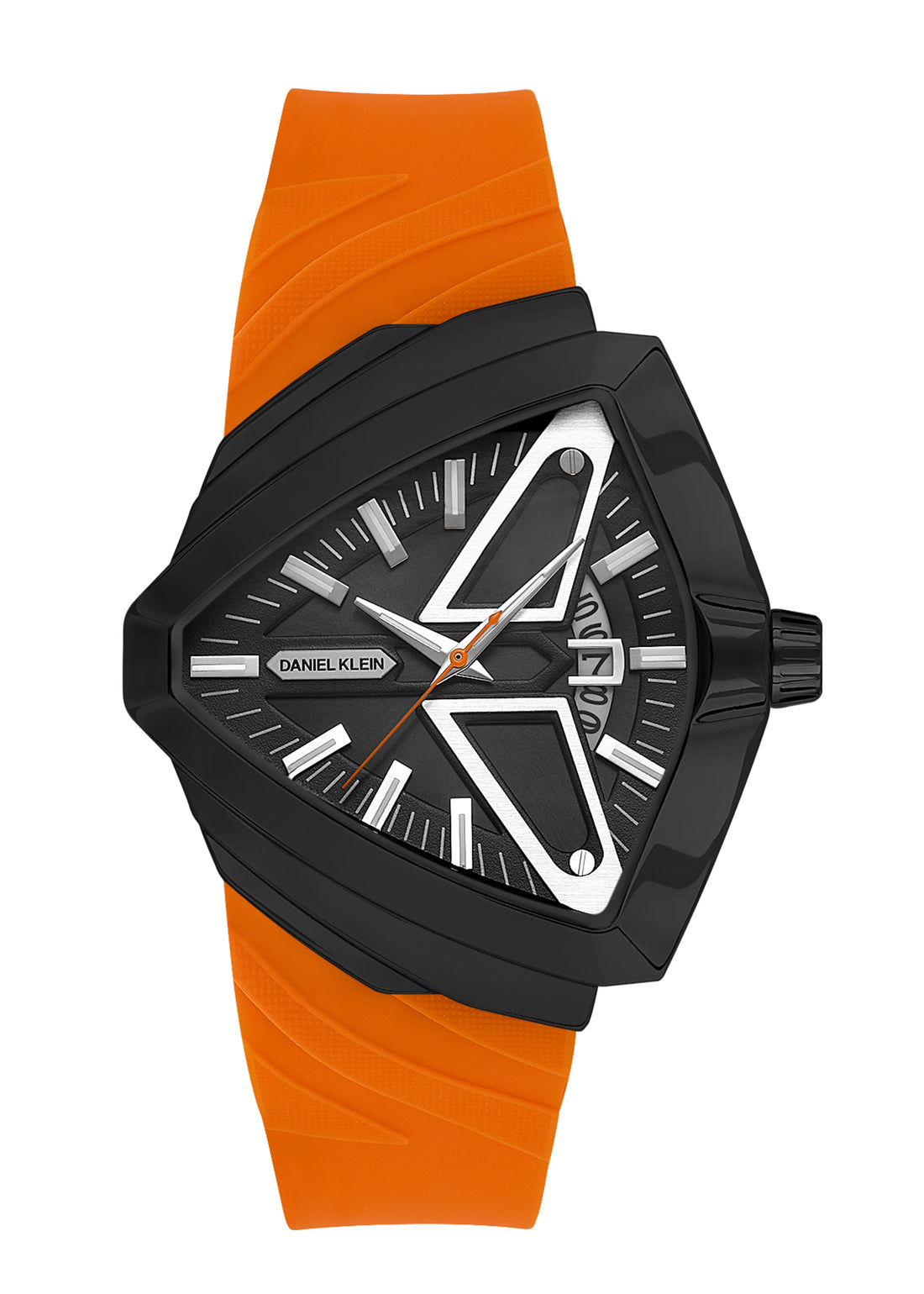 Black Premium Men Watch with Silicone Strap