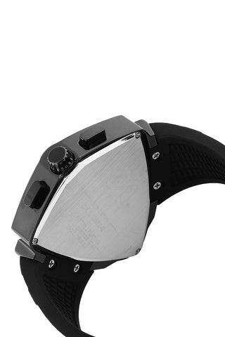 Black Exclusive Men Watch with Silicone Strap