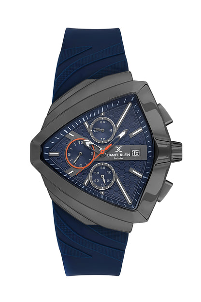 Blue Exclusive Men Watch with Silicone Strap