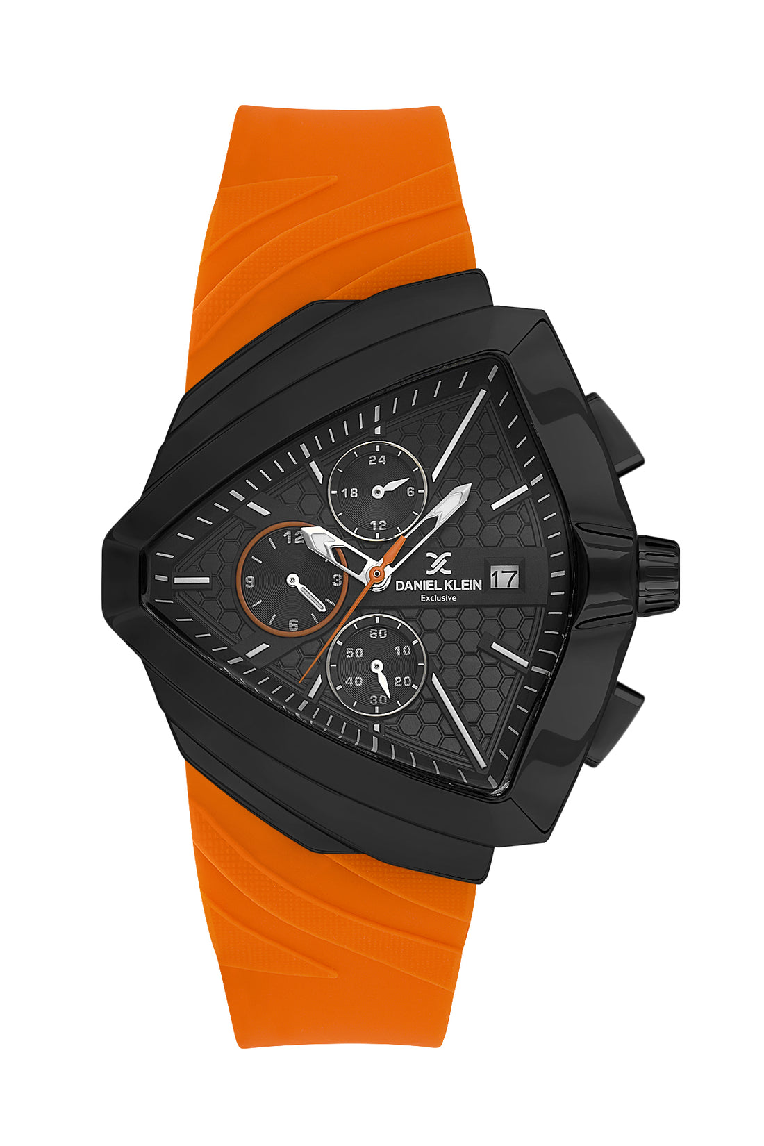 Black Exclusive Men Watch with Silicone Strap