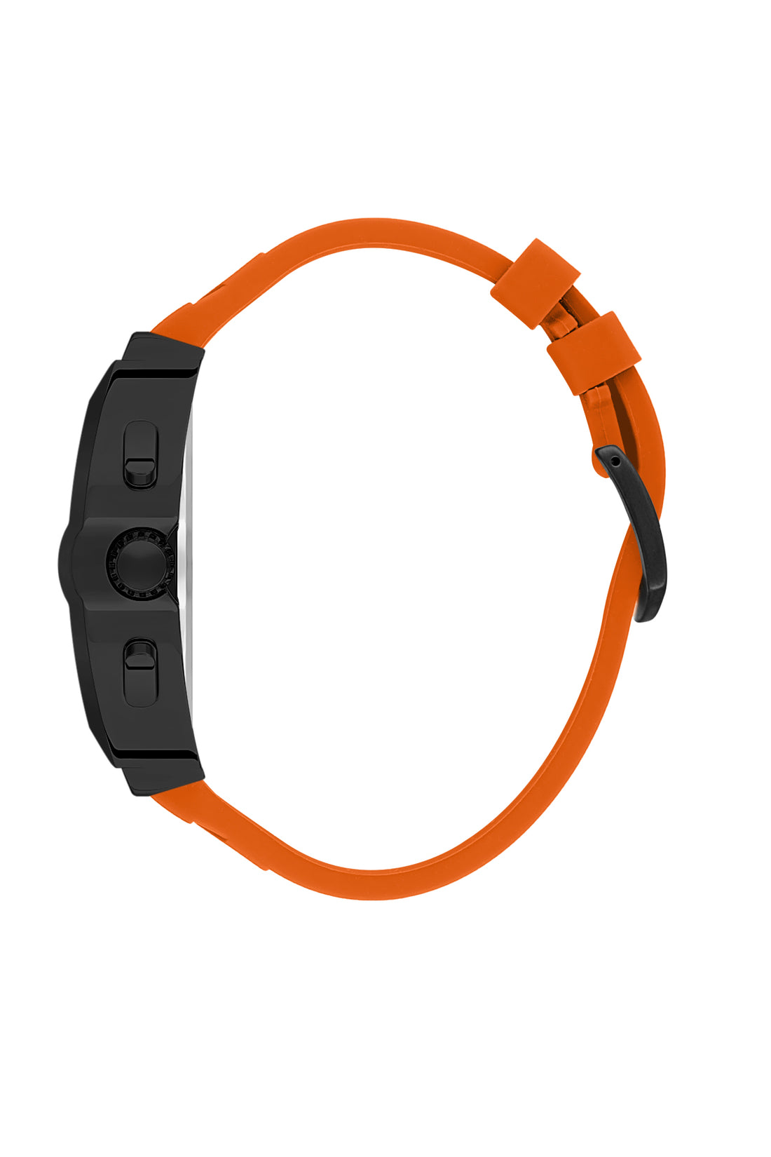 Black Exclusive Men Watch with Silicone Strap