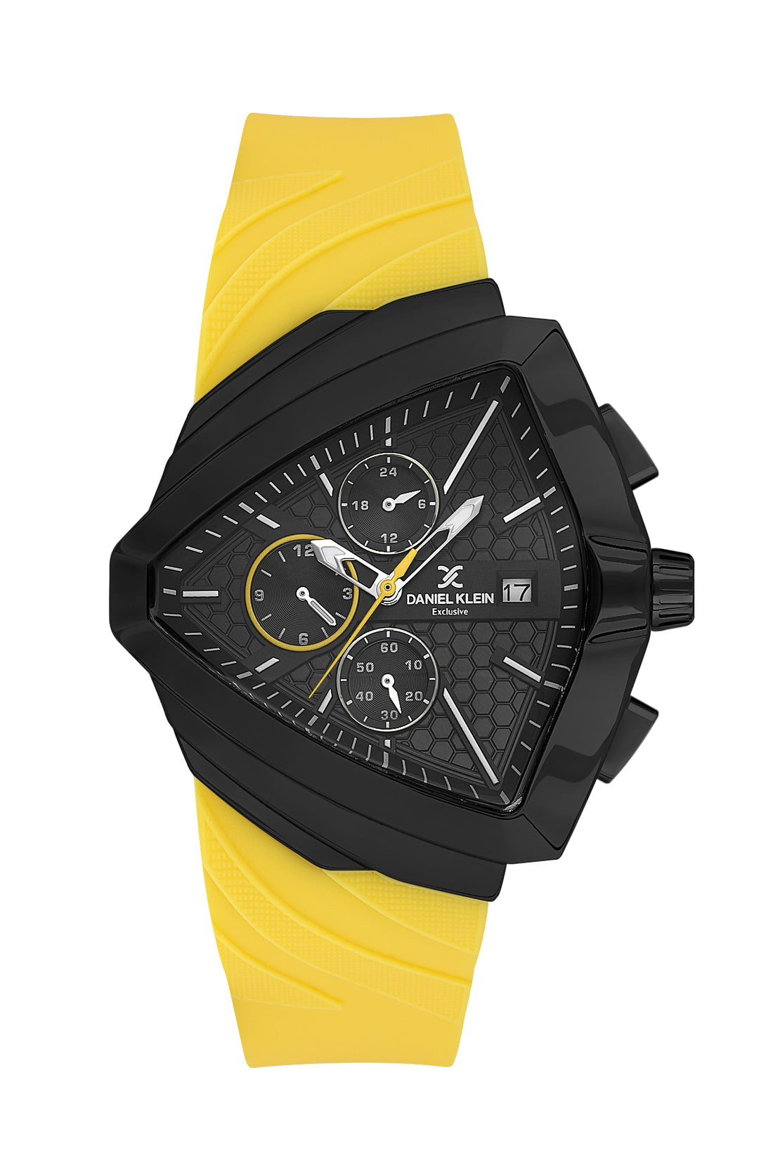 Black Exclusive Men Watch with Silicone Strap