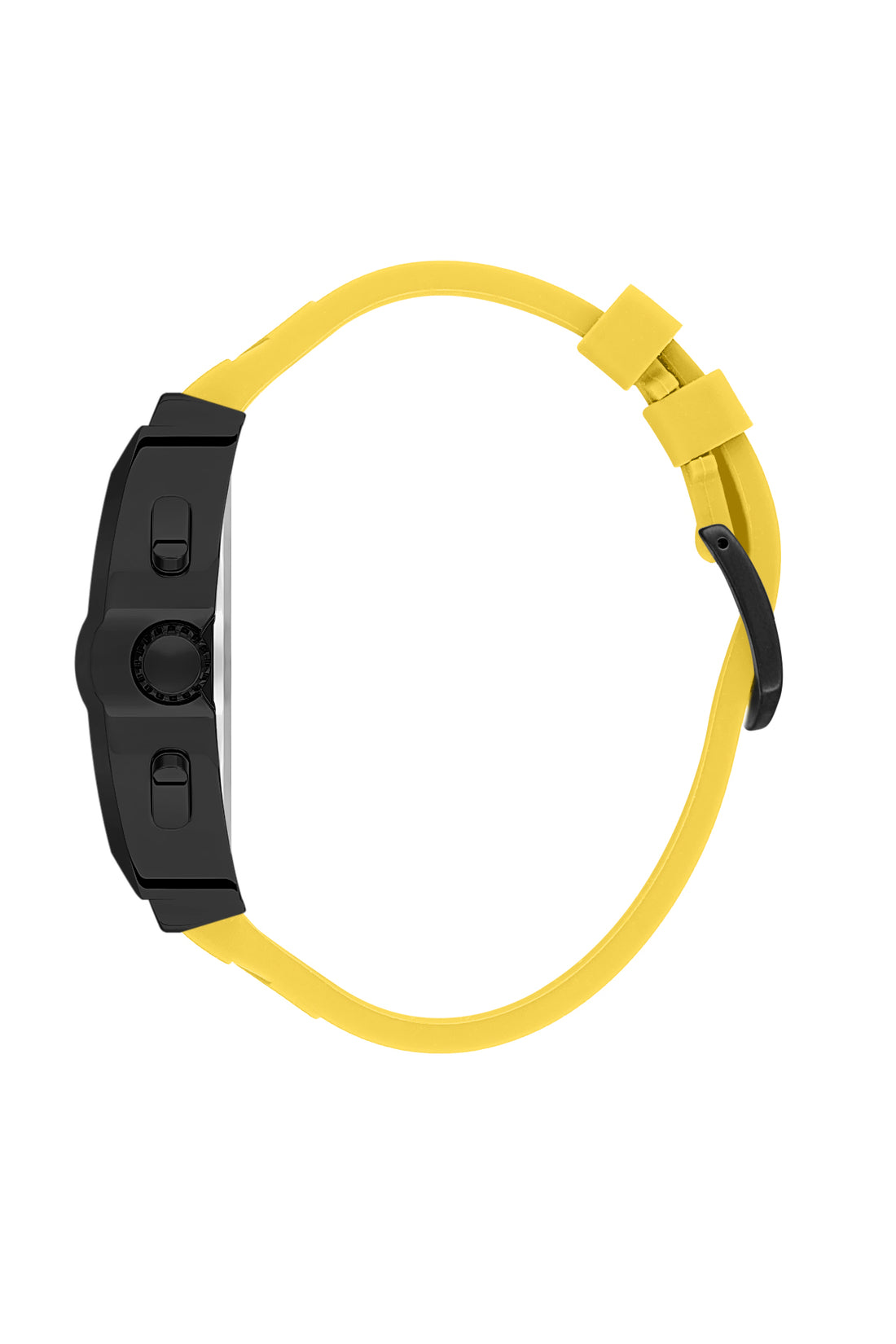 Black Exclusive Men Watch with Silicone Strap