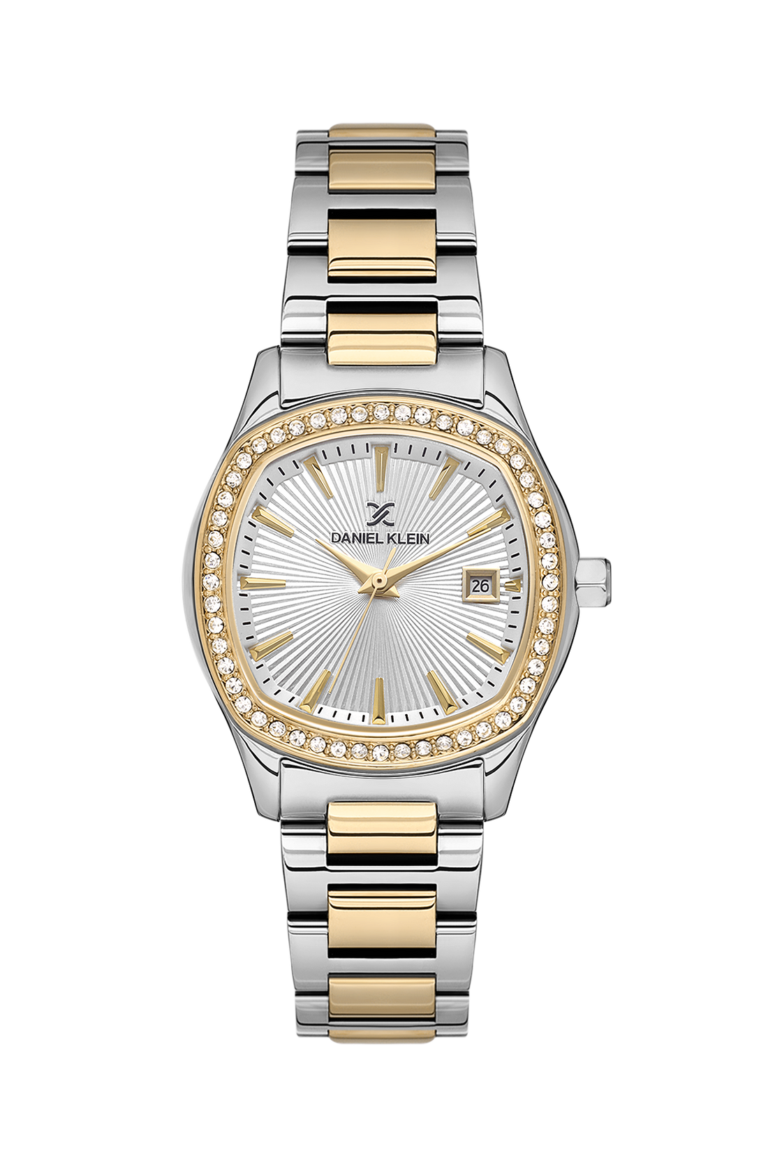 Elegent Silver Dial Analog women&
