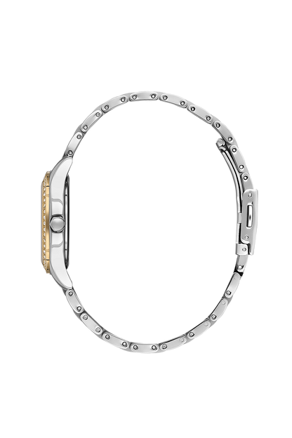 Elegent Silver Dial Analog women&