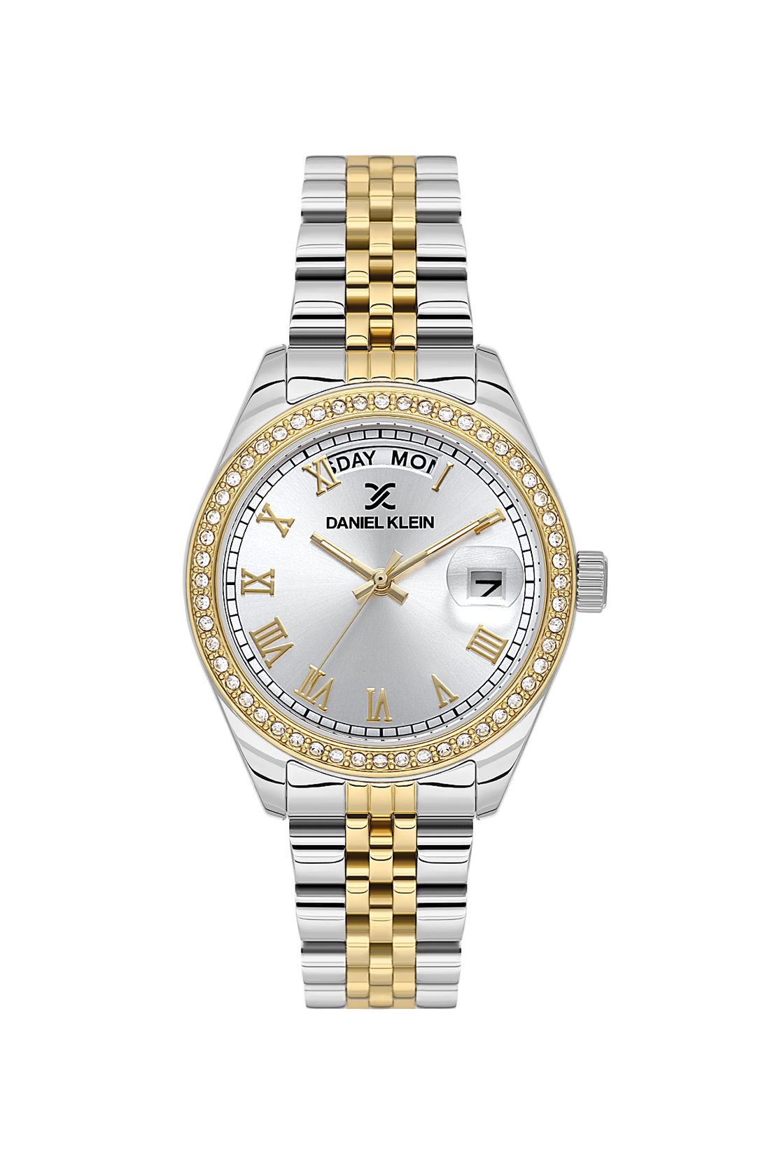 Stainless Steel Analog Silver Dial women&