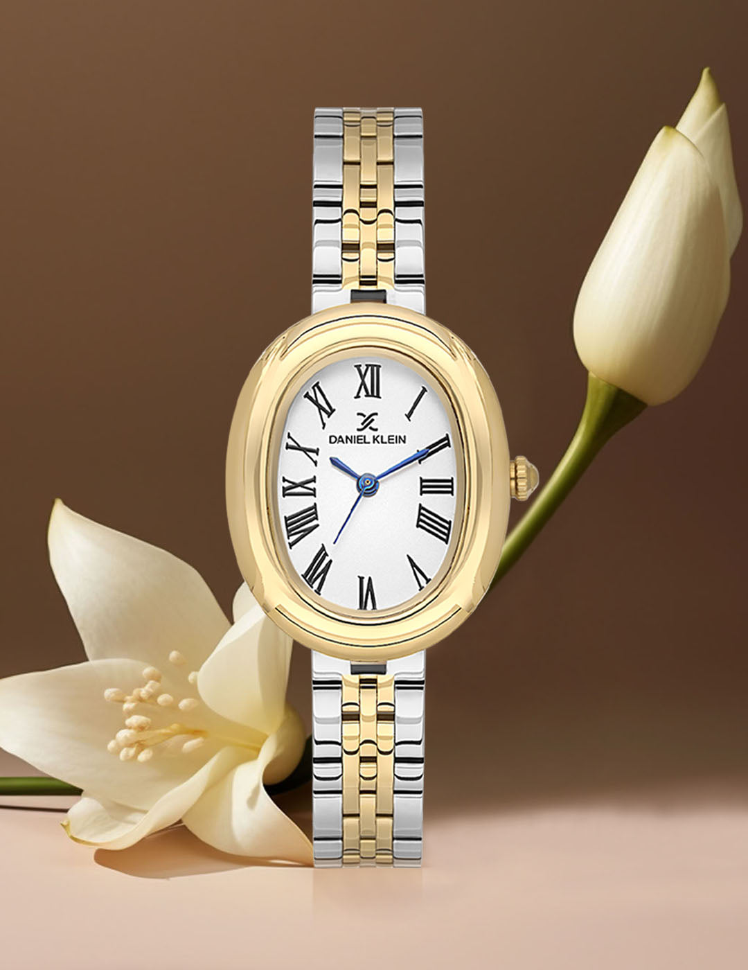 Elegant Silver Dial Analog women&