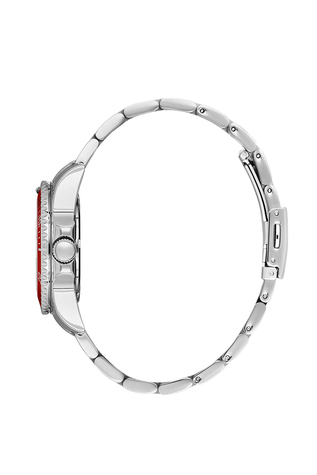 Metal Red Dial Analog women&