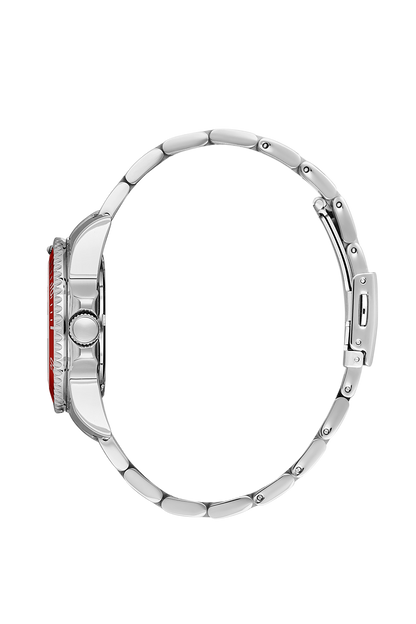 Metal Red Dial Analog women&