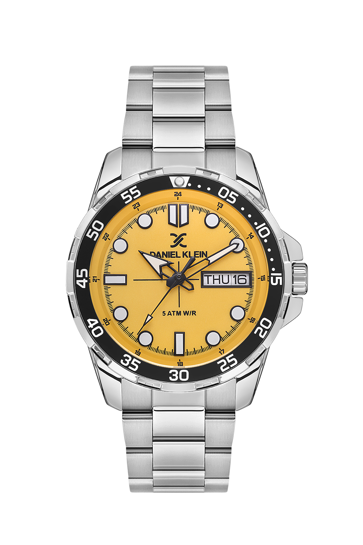 Yellow Dial Analog Primium Men&