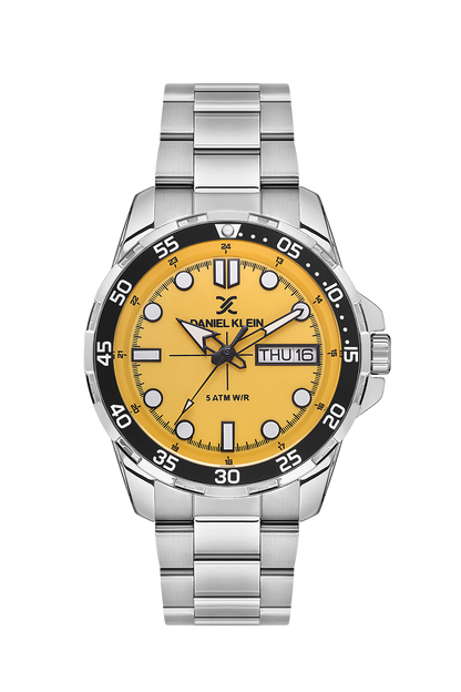Yellow Dial Analog Primium Men&