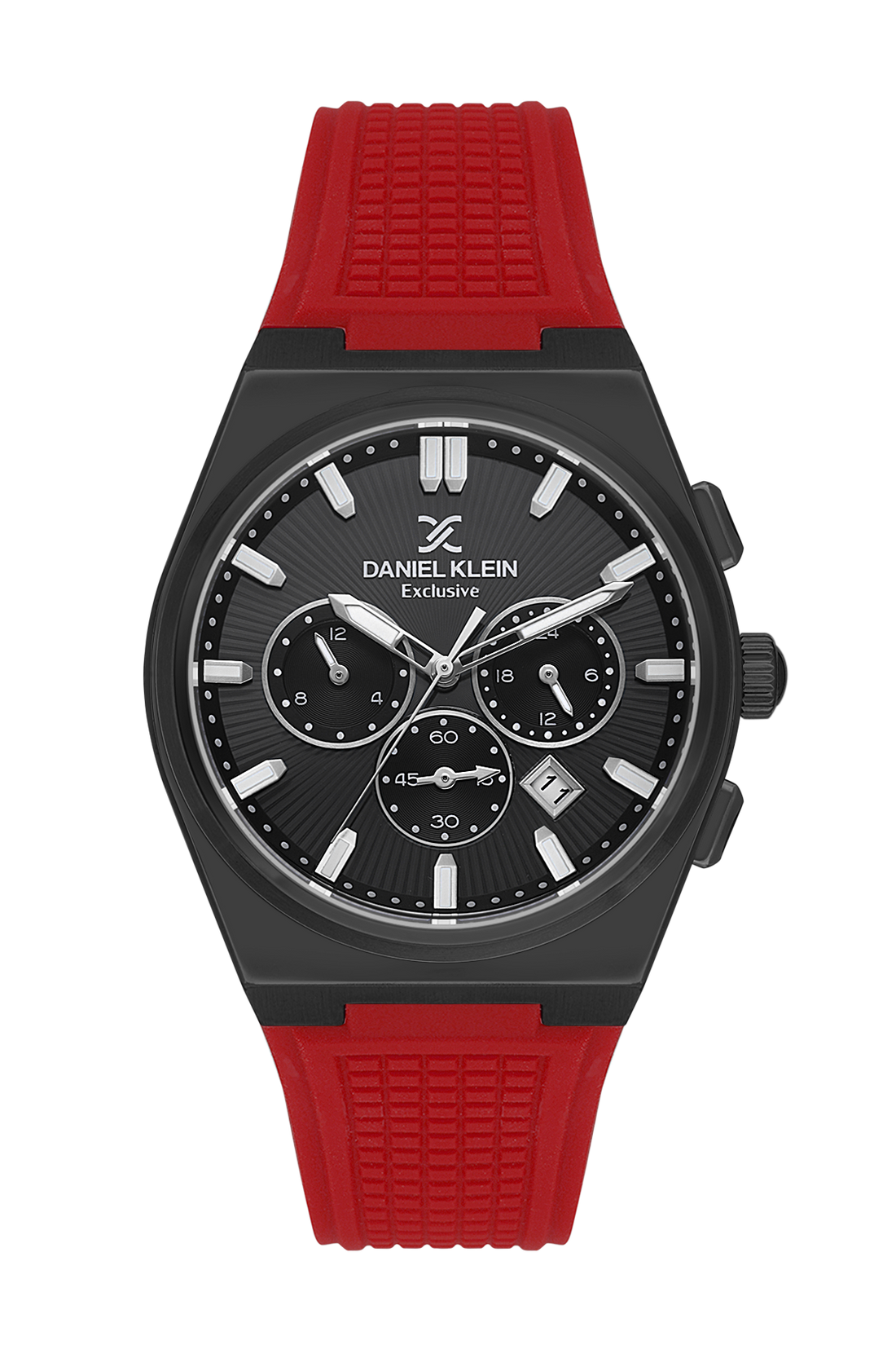 Designer Black Analog Watch with silicon Band