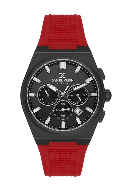 Designer Black Analog Watch with silicon Band
