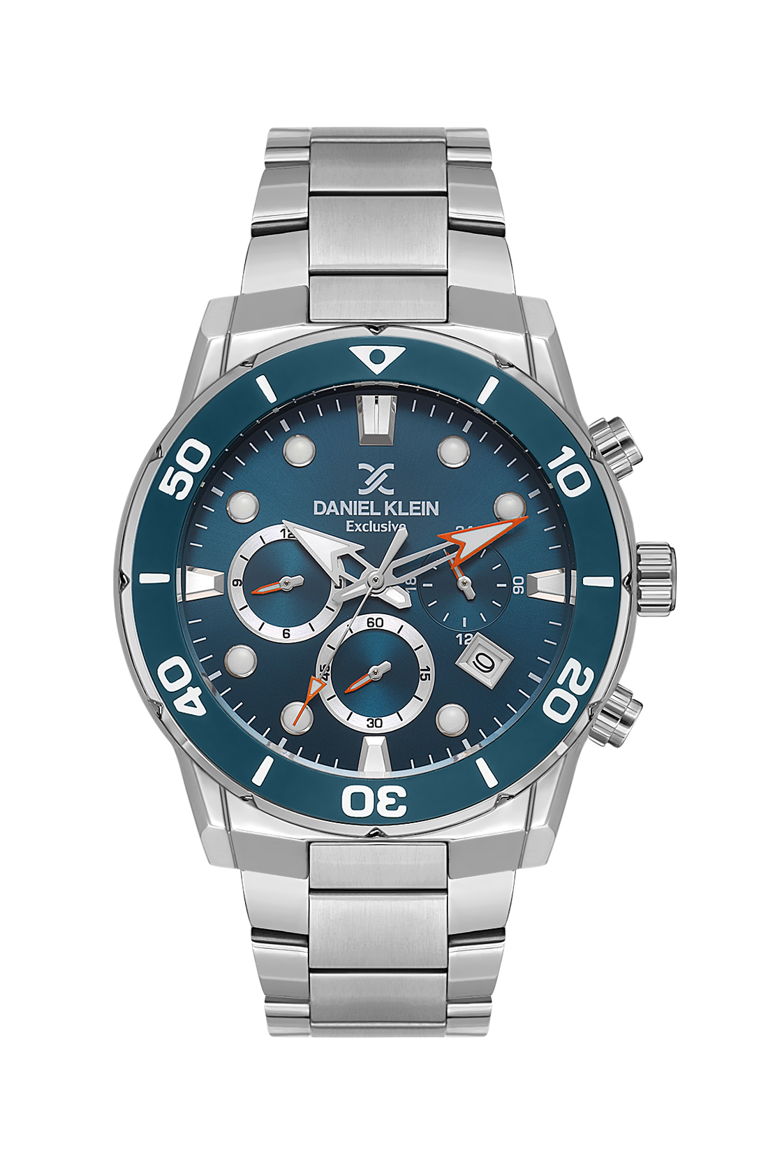 Stainless Steel Blue Dial Analog Watches&