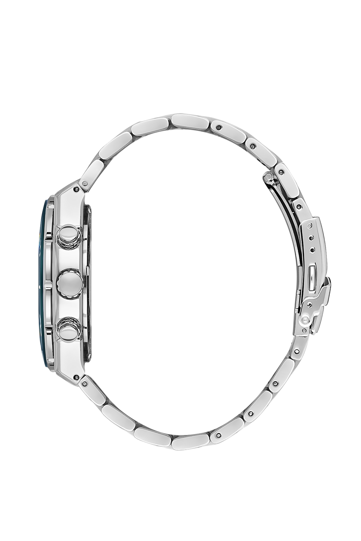 Stainless Steel Blue Dial Analog Watches&