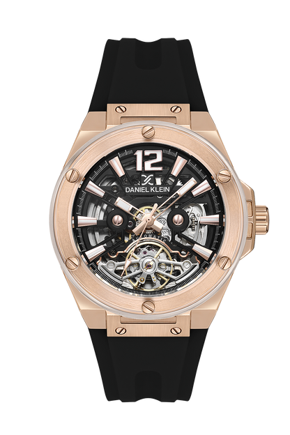High-Tech &amp; Functional Black Dial Skeleton Watches For men&
