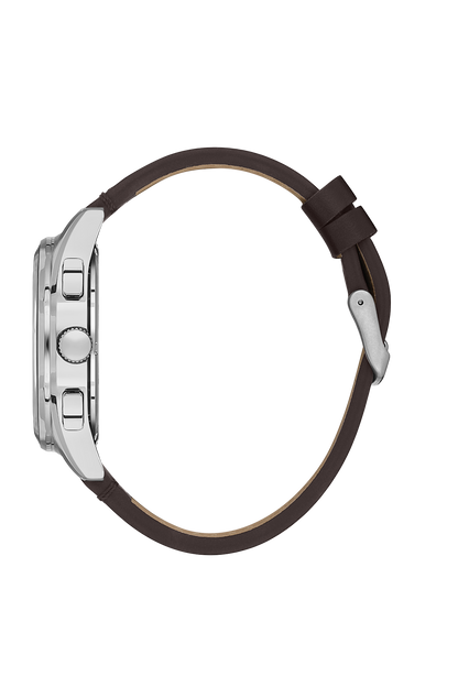 Fashionista Grey Dial Analog Watches with Leather Strap