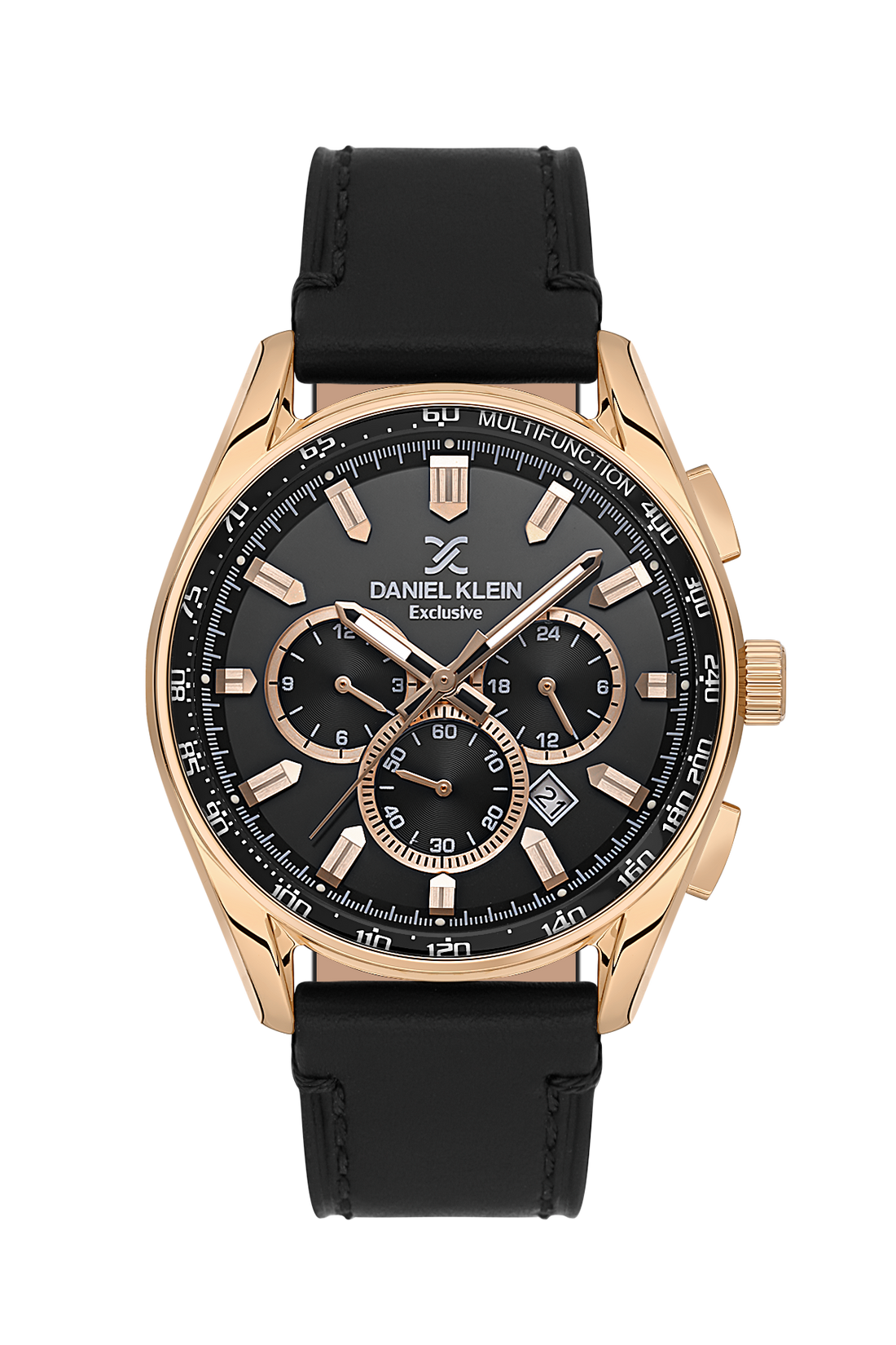 Modern &amp; Trendy Black Dial Analog Watches with Leather Strap