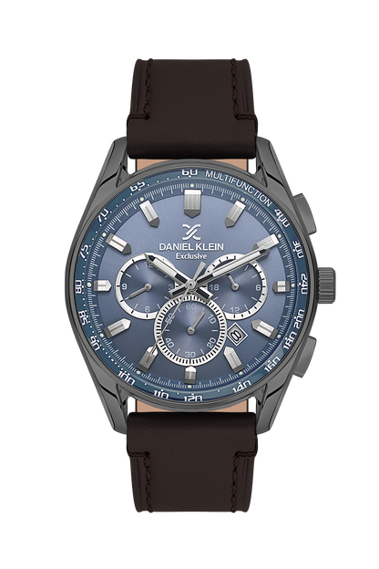 Unique &amp; Trendy Blue Dial Analog Watches with Leather Strap