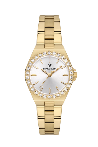Classic Round Silver Dial Analog women&