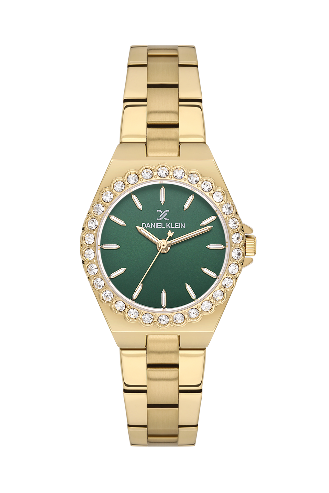 Round Green Dial Analog women&
