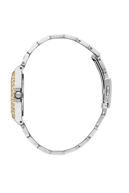 Fashionable Round Silver Dial Analog women&