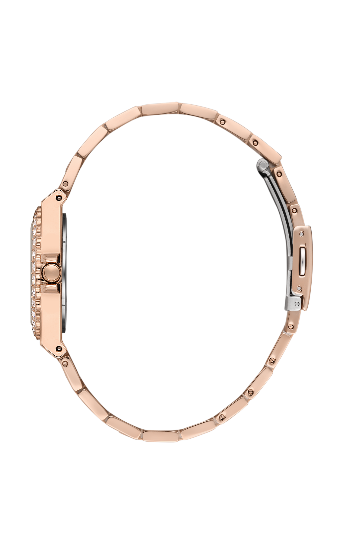 Round Rose Gold Dial Analog women&