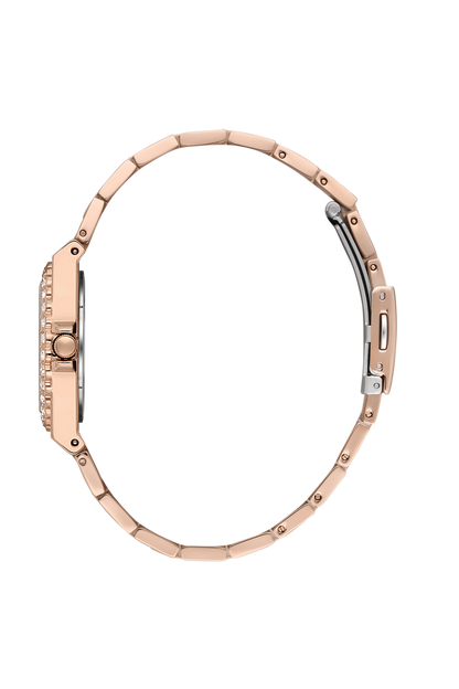 Round Rose Gold Dial Analog women&