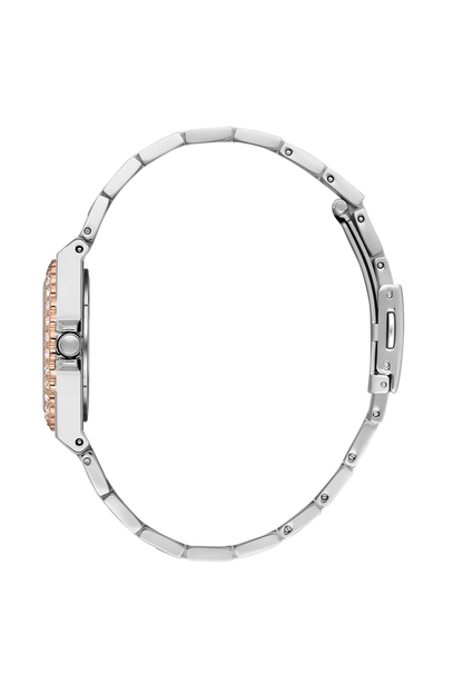 Unique Round Silver Dial Analog women&
