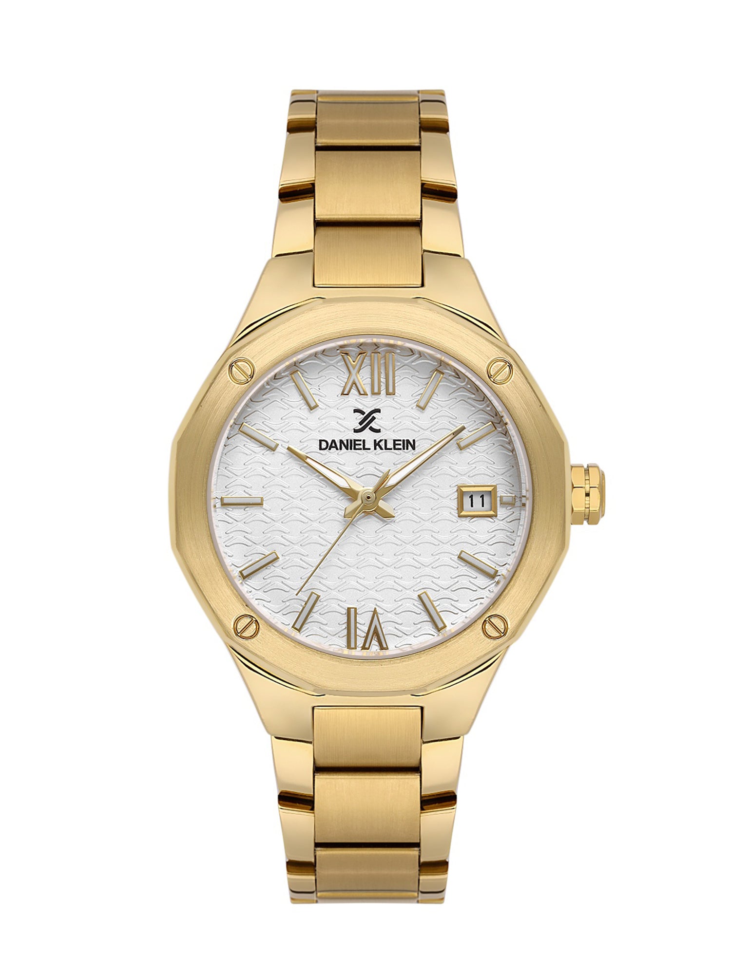 Daniel Klein Women Dial &amp; Stainless Steel Bracelet Style Straps Watch DK.1.13938-4