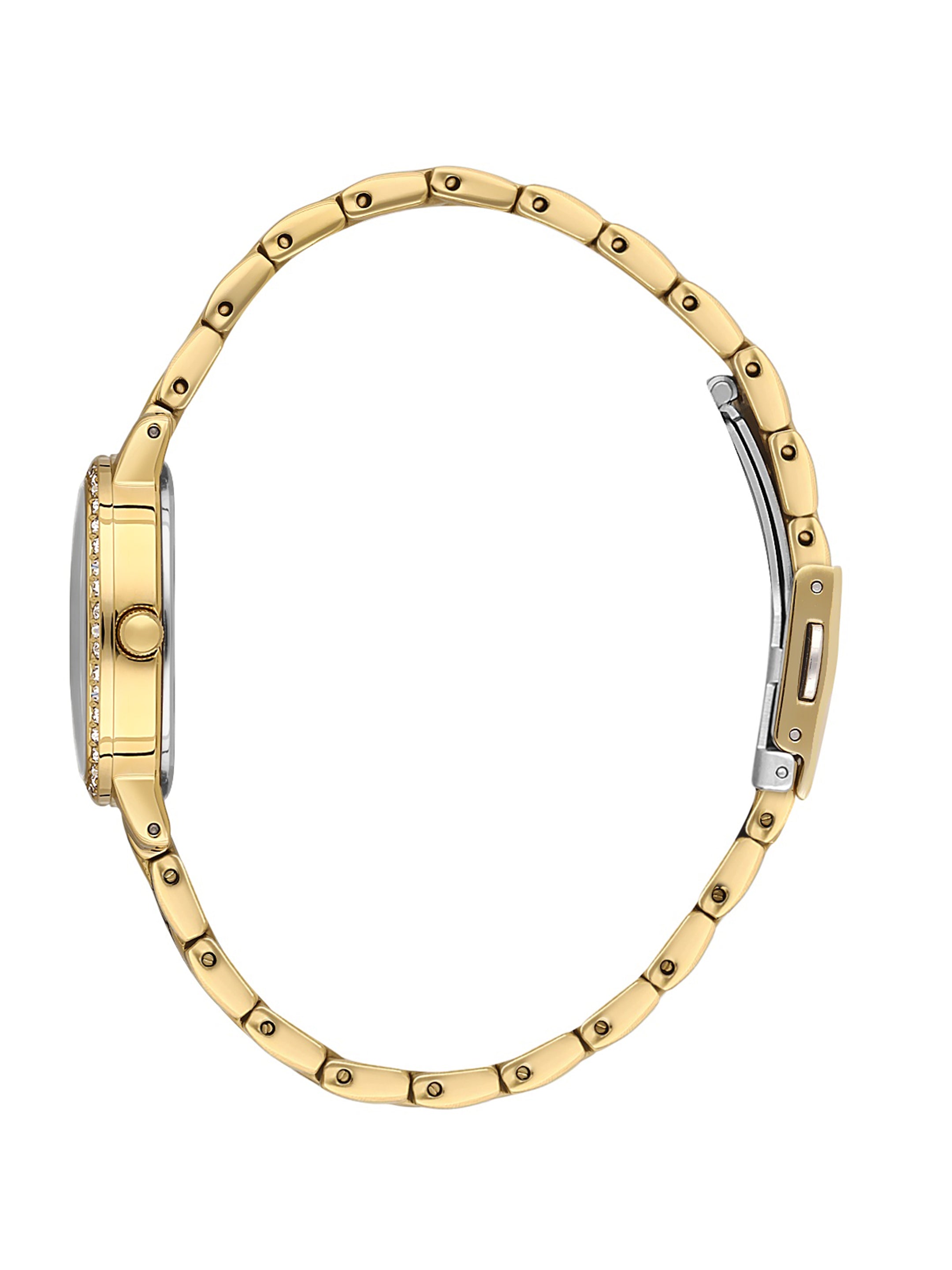 Daniel Klein Women Embellished Dial &amp; Stainless Steel Bracelet Style Straps Analogue Watch