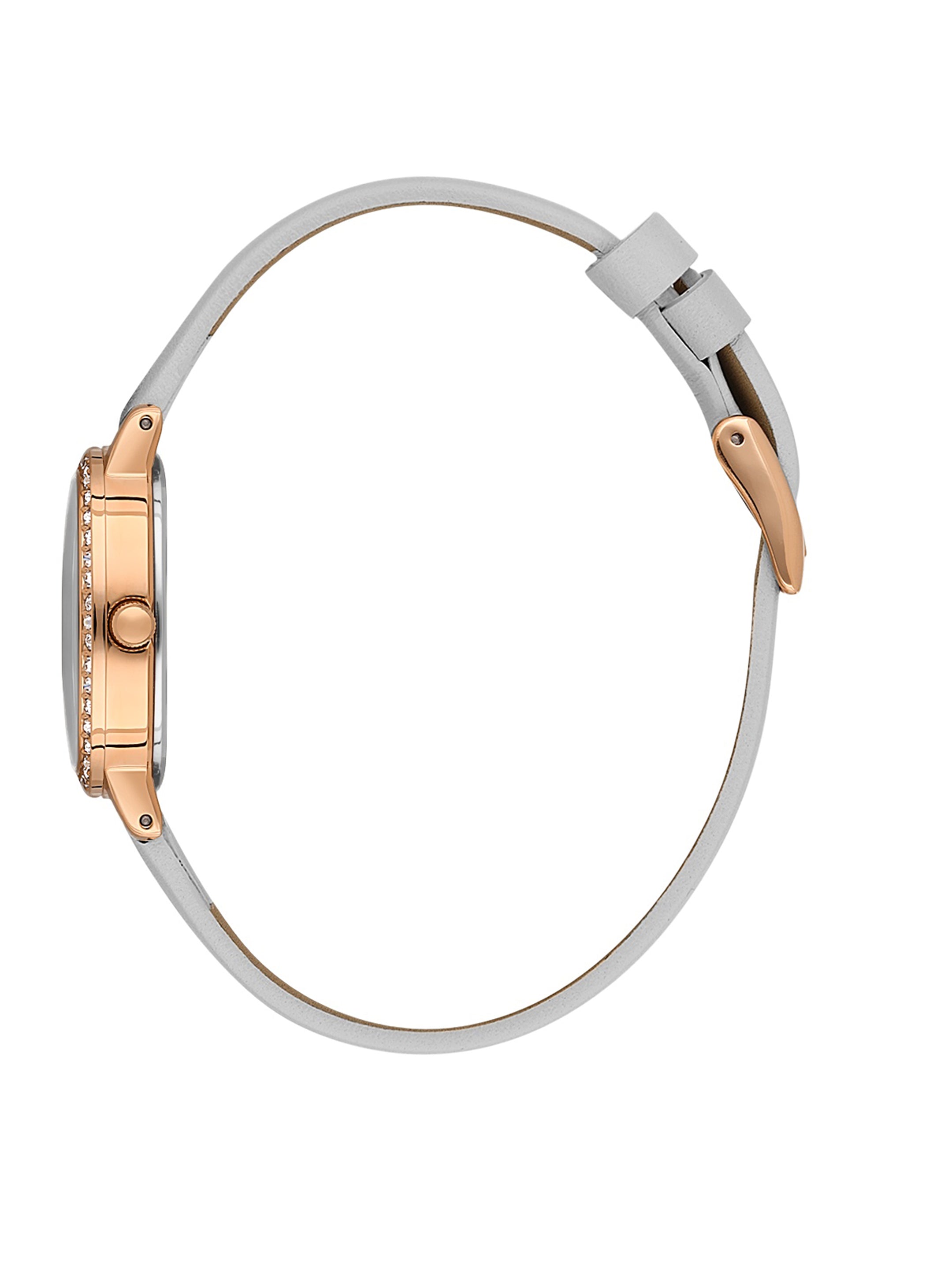 Daniel Klein Women Embellished Dial &amp; Leather Straps Analogue Watch DK.1.13943-5