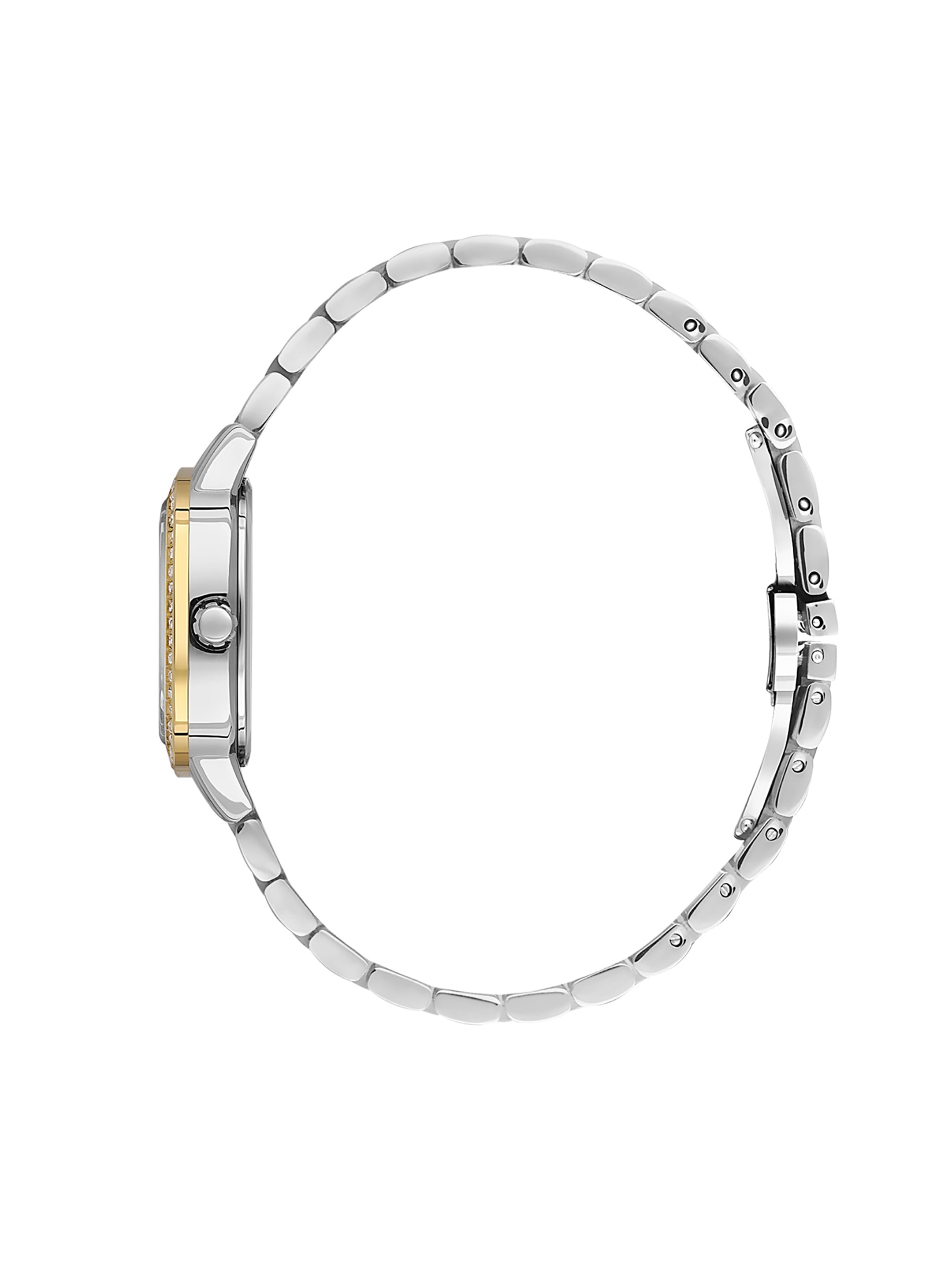 Daniel Klein Women Embellished Dial &amp; Stainless Steel Straps Watch DK.1.13944-4