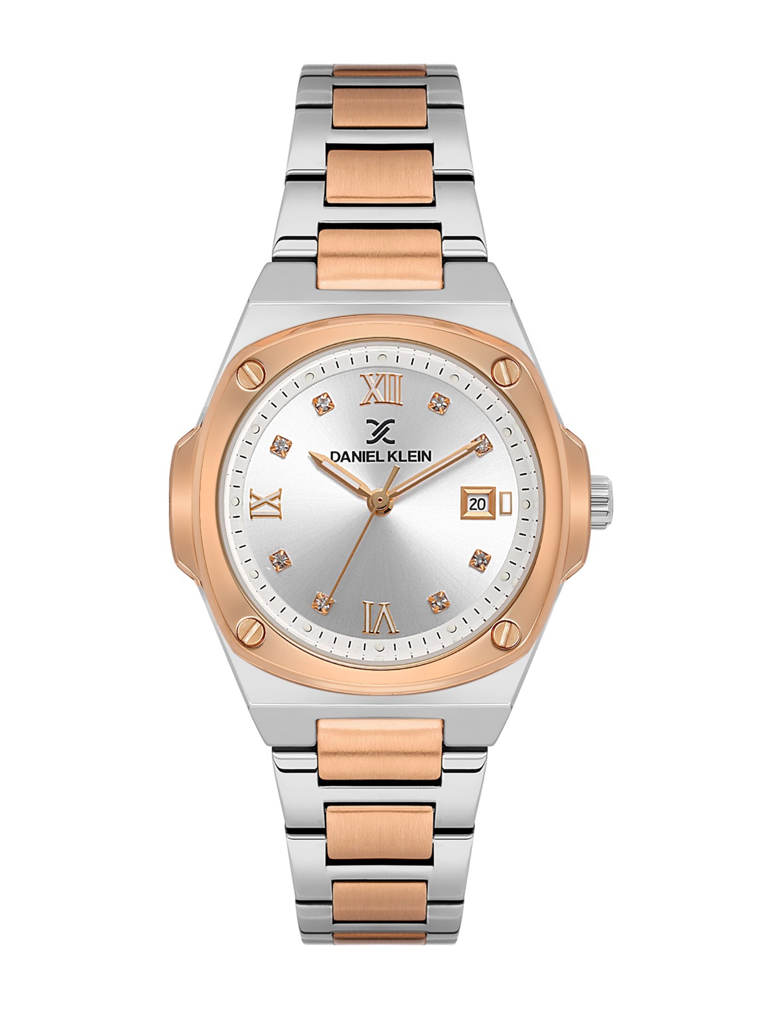 Daniel Klein Women Dial &amp; Stainless Steel Straps Analogue Watch DK.1.13947-6