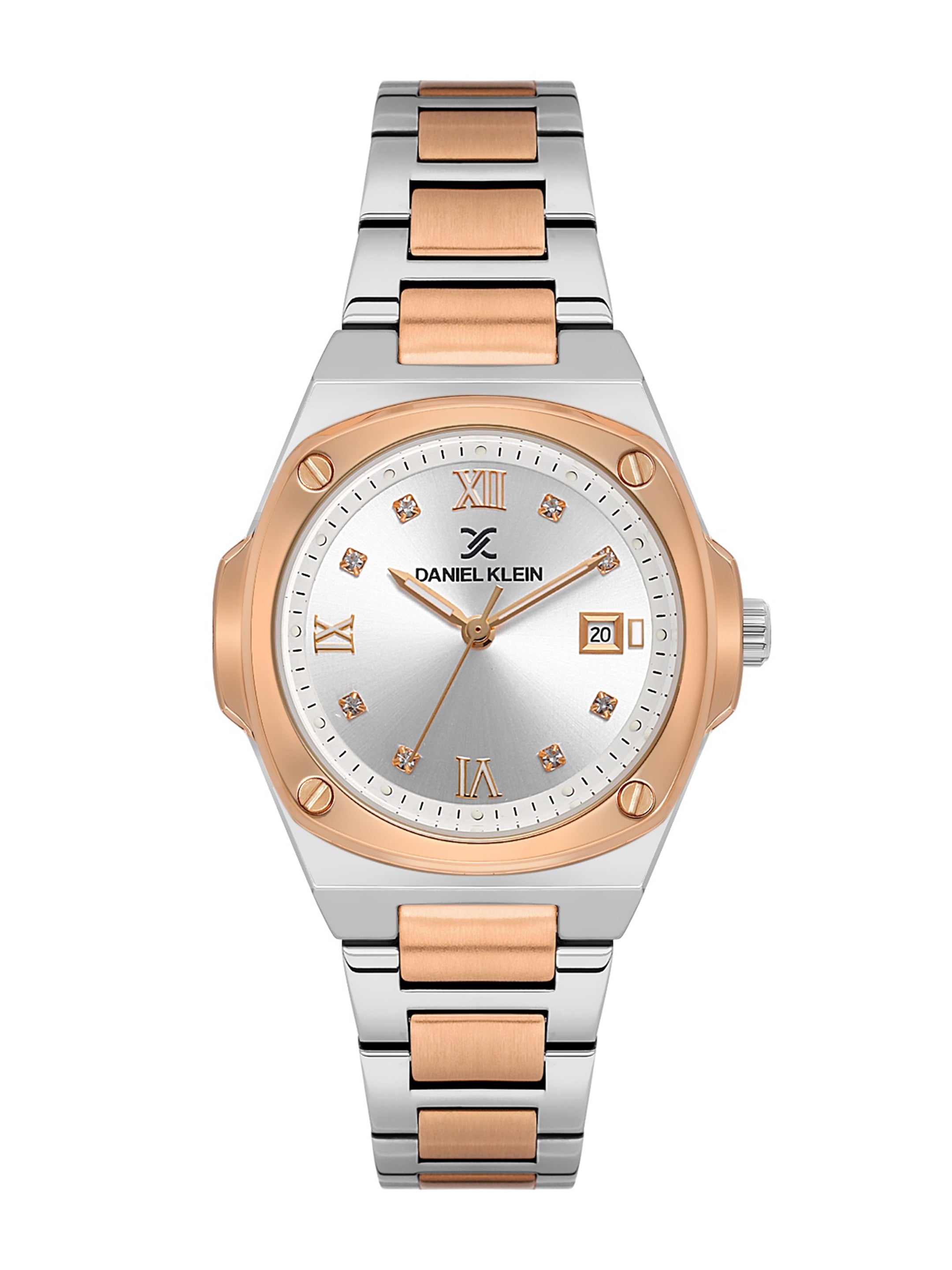 Daniel Klein Women Dial &amp; Stainless Steel Straps Analogue Watch DK.1.13947-6