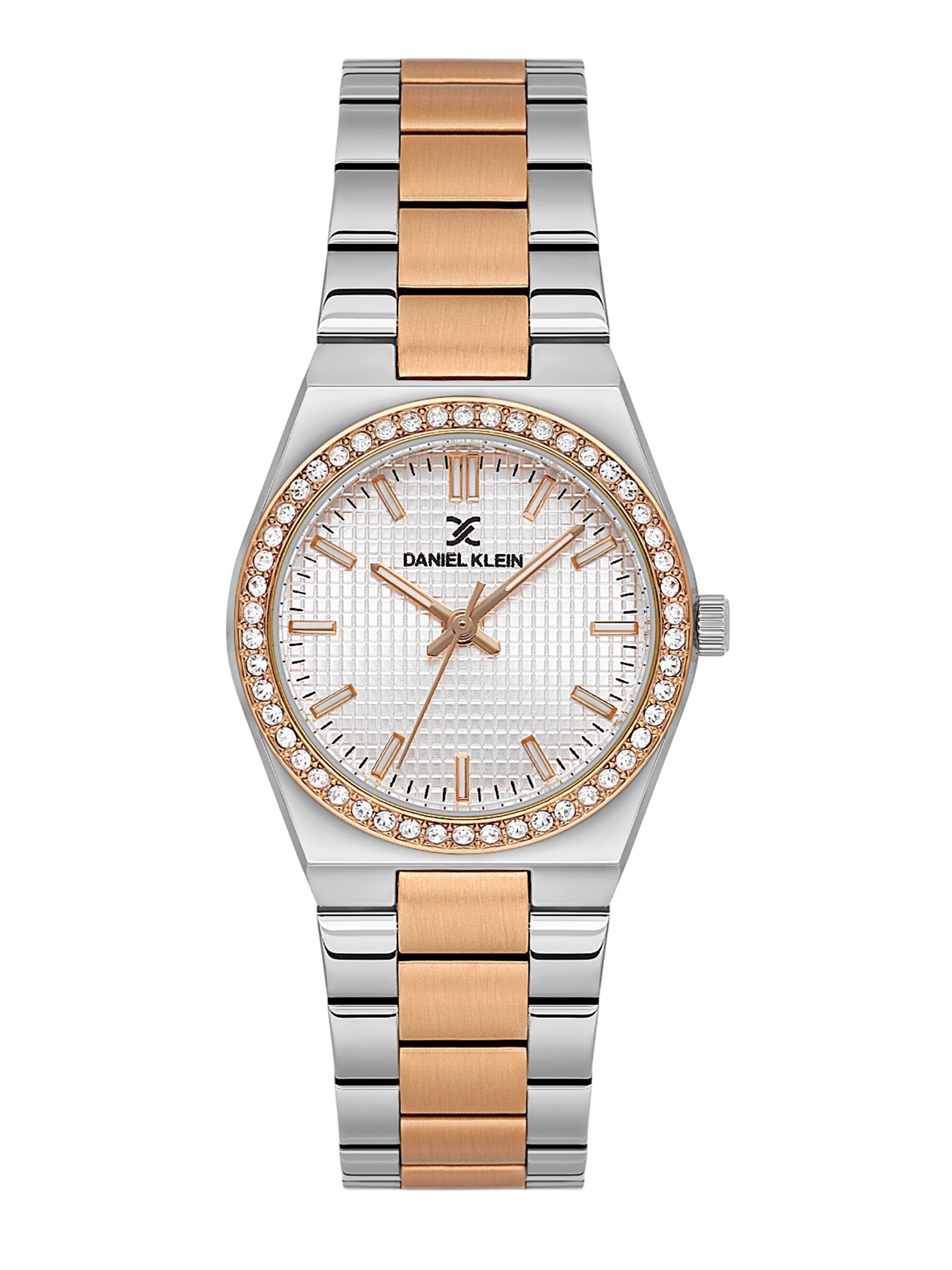 Daniel Klein Women Dial &amp; Stainless Steel Bracelet Style Straps Watch DK.1.13949-6